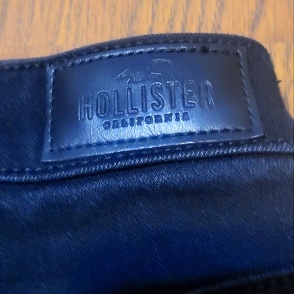 Hollister California Black Ripped Skinny Jeans - Size 9S (W29 L26) Short - Picture 11 of 12
